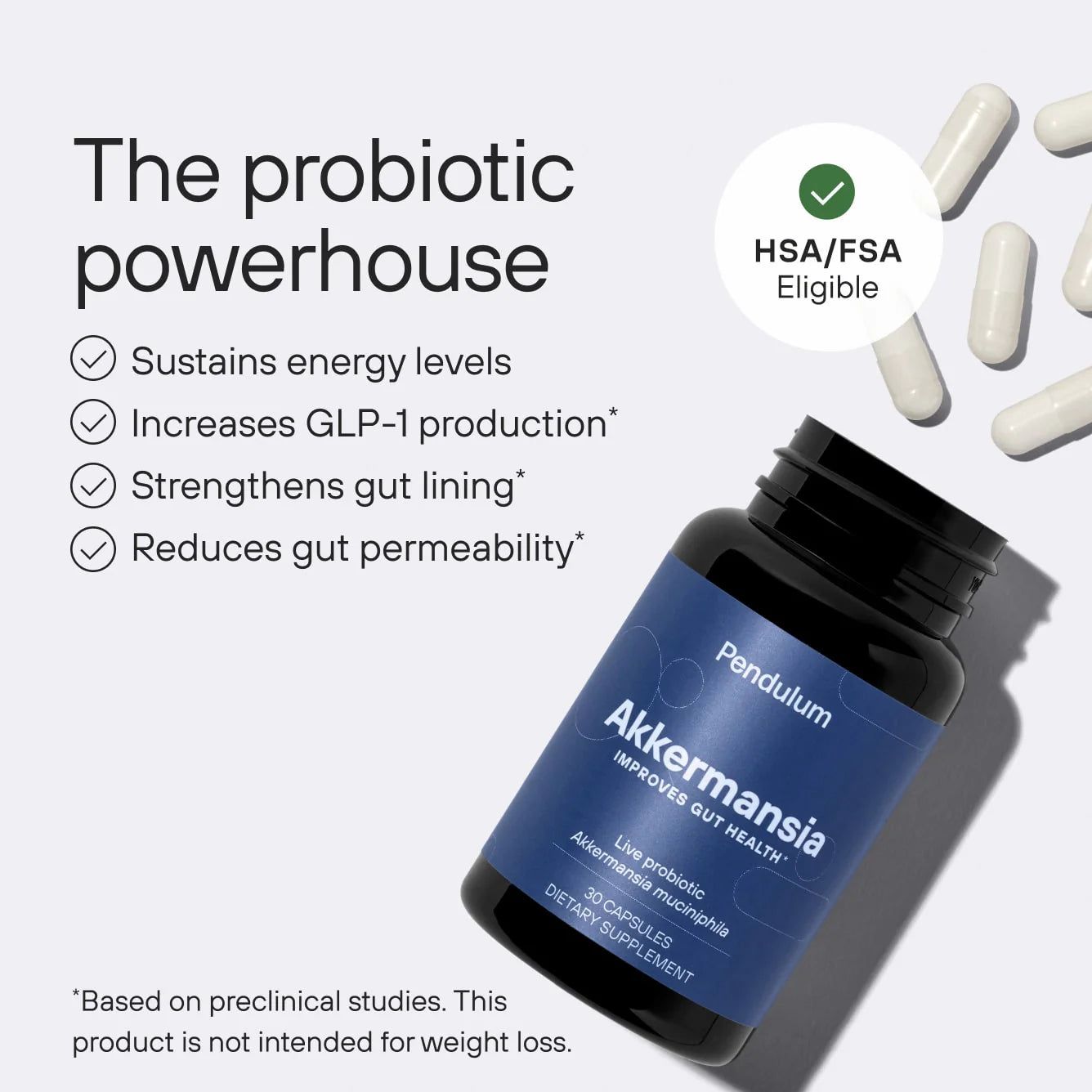 Pendulum Akkermansia 30 Count